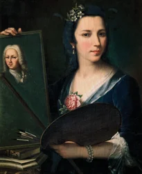 Autorretrato de Violante Siries Cerroti